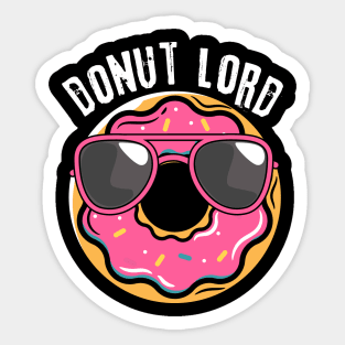 Donut Lord Doughnut Lover Sticker